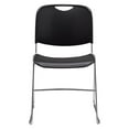 thumbnail image 3 of NPS® 8500 Series Ultra-Compact Plastic Stack Chair With Metal Rod Frame, Black, 3 of 5