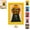 Yellow, variant on Candy Dispenser Picture Frame, Handy Wall Candy Frame, Wall Mount Gumball Machine Creative Handy Candy Dispenser for Desk Countertop Adults & Children Room Sweet Display