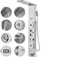thumbnail image 1 of KFFKFF Shower Ensemble, Features 6 Spraying Options, LED & Screen for Temperature, Includes Rain & Waterfall Outputs, 4 Massage Nozzles, Bathtub Faucet, Detachable Shower Head with 59" Hose, 1 of 9