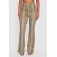 thumbnail image 3 of Women's High Waisted Printed Pattern Flared Leggings, 3 of 4