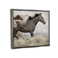 thumbnail image 3 of Stupell Industries Galloping Horse Herd Photography Animals & Insects Photography Gray Floater Framed Art Print Wall Art, 3 of 6