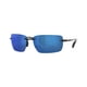 thumbnail image 1 of Gafas de sol Costa Del Mar Gulf Shore para hombre, negro brillante y azul, 66 mm, 1 of 1