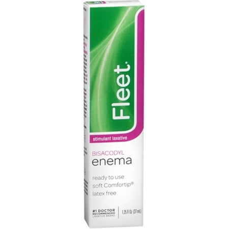 Fleet Bisacodyl Enema 1.25 oz (Pack of 3)