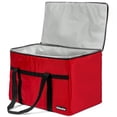 thumbnail image 1 of Lindbes Sac de Livraison Alimentaire Thermique Isolé TG Rouge, 1 of 3