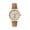 Brown, variant on Women's Classic Quartz Watch Easy Read Round Dial Leather Strap Wristwatch Classic Vintage Style Fashion Watches Red