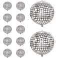 thumbnail image 1 of Globos de discoteca grandes ShuxiuWang 22 pulgadas Láser plateados 4D, 1 of 5