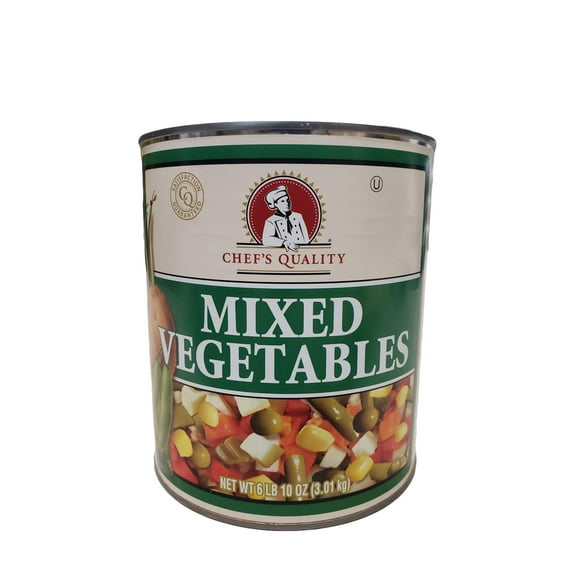 Chef's Quality Mixed Vegetables | Kosher | 6.56 lb Can