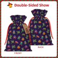 thumbnail image 2 of Honeii Mexican Frogs Print Small Burlap Bags,Christmas Drawstring Treat Bags Gift Bags Reusable Candy Goodie Wrapping Bags for Holiday Party Favors Supplies -Small, 2 of 9
