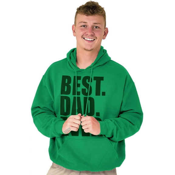 Cool Father's Day Best Dad Ever Hoodie Hooded Sweatshirt Men Brisco Brands S
