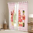 thumbnail image 3 of jejeloiu Cute Ballet Princess Blackout Curtains Set of 2 (52x84 Each),Chic Xmas Tree Window Curtains,Christmas Nutcraker Soldier Curtains and Drapes For Teens,Ultra Soft Home Decor, 3 of 6