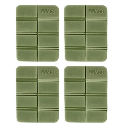 

HOMEMAXS 1 Set 4Pcs Hawaii Party Outdoor Seat Pads Folding Picnic Waterproof Sitting Pads (Green)