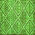 thumbnail image 1 of Ahgly Company Indoor Square Abstract Green Contemporary Area Rugs, 6' Square, 1 of 1