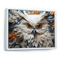 thumbnail image 2 of Designart "Wisdom In The Eyes Of Owls I" Animals Owl Floater Framed Canvas Prints, 2 of 5