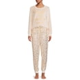 thumbnail image 4 of Secret Treasures Women's and Women's Plus Plush PJ Sets, 4 of 5