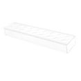 thumbnail image 2 of Abbracc Acrylic Flower Vase Rectangle Low Flower Container Holder Modern Vase for Dining 18 Holes, 2 of 9