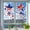 Multicolor, variant on Danhjin 4th of July Window Stickers, Dwarf Americans PVC Frosted Stickers for Children's Room Wall and Independence Day Decoration Decor