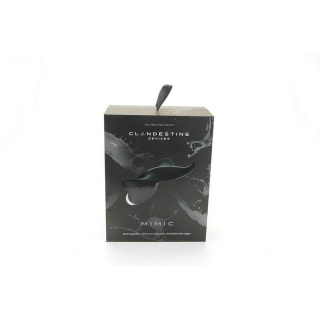 Clandestine Devices Vibromasseur Clitoridien Imitation, Noir