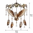 thumbnail image 2 of Graceful Hummingbird Wind Chime for Outside, Acrylic Sun Catcher Windchime, Colorful Bird Outdoor Yard Decor, Memorial Gardening Gift for Women Grandma, 2 of 7
