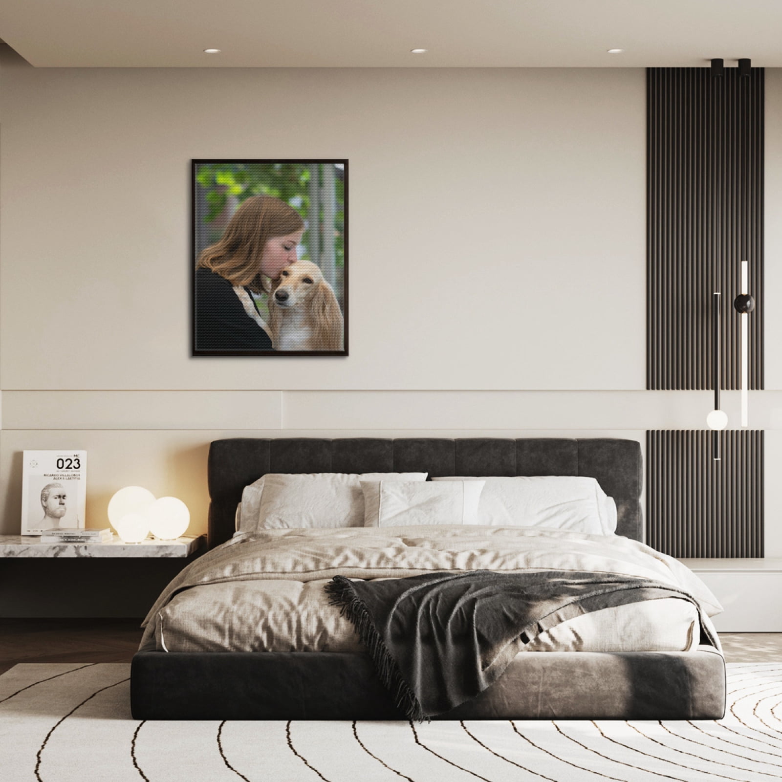 Custom Photo Diamond Painting, Personalized DIY Diamond Art Kits for Adults, Create Your Own Diamond Arts for Home Decor and Gifts, Round Drill, 11.8x19.7inch/30x50cm.