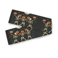 thumbnail image 7 of Yayeee Table Runner 70 inches Long Home Kitchen Dinning Party Decoration, Black Halloween Dancing Skeleton, 7 of 7