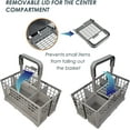 thumbnail image 3 of Universal Dishwasher Cutlery Basket fits Most Brands (9.5 x 5.4 x 4.8 inches)- Utensil Organizer Caddy, 3 of 5