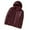 Wine, variant on Mens Puffer Jacket With Hood Lightweight Zip Up Packable Water-Resistant Winter Coats Outwear