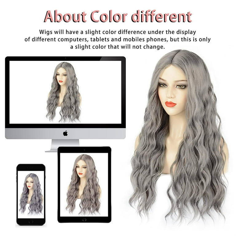 Natural looking gray wigs discount