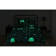 Your Zone GlowintheDark Gamer BedinaBag Coordinating Bedding Set