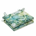 thumbnail image 2 of Pillow Perfect  Outdoor/ Indoor Key Cove Lagoon Squared Corners Seat Cushion (Set of 2), 2 of 2