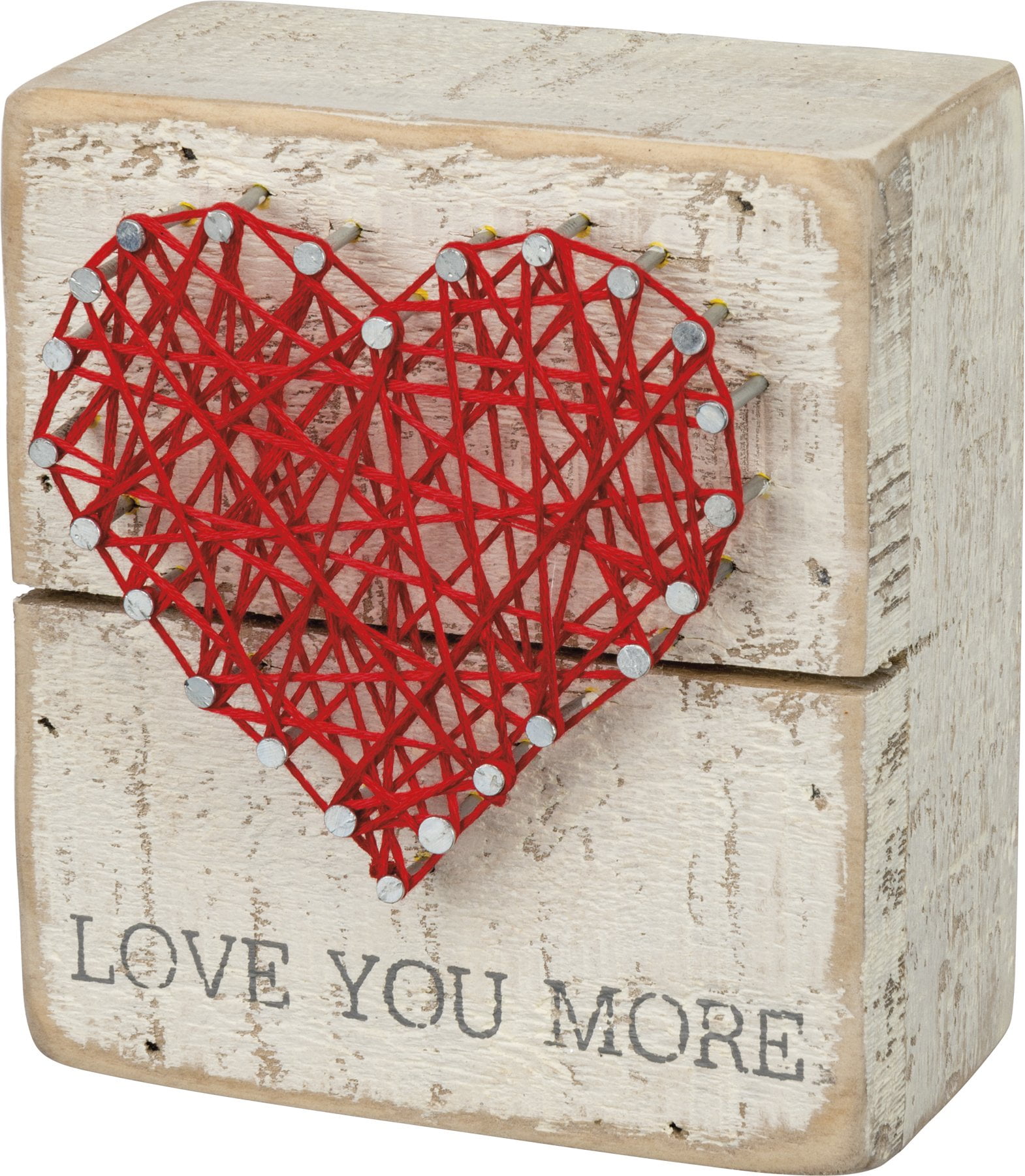Love You Babe 3 x 3.5-Inch Primitives By Kathy Box Sign
