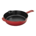 thumbnail image 1 of STAUB Pans 22 cm / 8.5 inch Cast Iron Traditional Deep Frypan, Cherry, 1 of 5