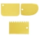 thumbnail image 2 of Kit de raspador para tazón de masa, raspadores de plástico multiusos para pasteles, raspadores de dientes rectos y curvos, 2 of 7