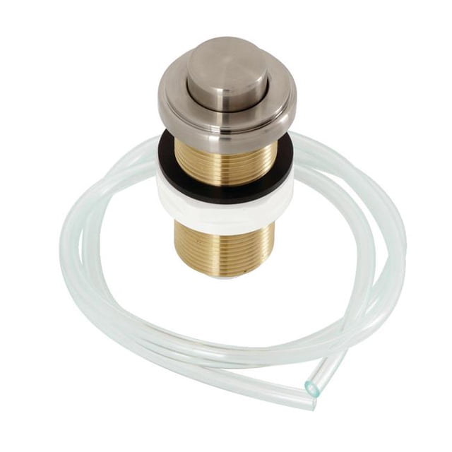 Kingston Brass KA218 1.75 in. Trimscape Garbage Disposal Air Switch Button, Brushed Nickel