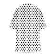 thumbnail image 6 of Htigea Womens Summer 2 Piece Outfits Crewneck Tunic Tshirts Matching Slim Fit Shorts Cute Polka Dots Lounge Sets White S, 6 of 6
