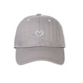thumbnail image 1 of Trendy Heart Embroidered Baseball Cap for Daily Wear - Adjustable and Versatile Headgear for All Seasons, 1 of 4