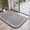 Gray, variant on SIXHOME Door Mat Welcome Mat 17"x30" Non-Slip Front Door Mat Absorbent Low Profile Dirt Trapper Indoor Door Mat Ouside Entryway Rug Soft Machine Washable Floor Mat Gray