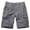 Deep Gray, variant on Men's Camo Multi-Pocket Relaxed Fit Casual Shorts,Outdoor Camouflage Twill Cargo Shorts 11" Inseam(No Belt),Light Camo 34