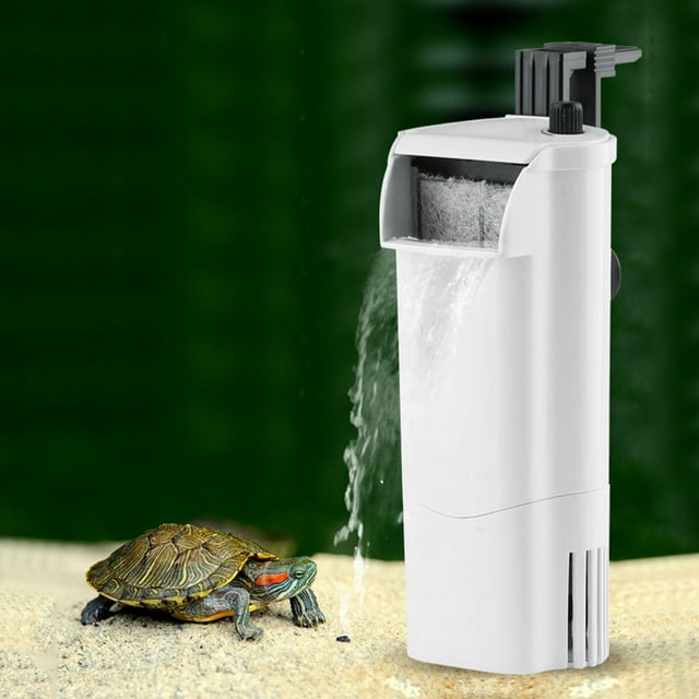 Bomba de tortuga en cascada, filtro silencioso de cascada para acuario bajo 3 en 1, filtro de cascada para acuario confiable y duradero