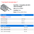thumbnail image 2 of Fuel Filter - Compatible with 2001 - 2003 Ford Ranger 2002, 2 of 2