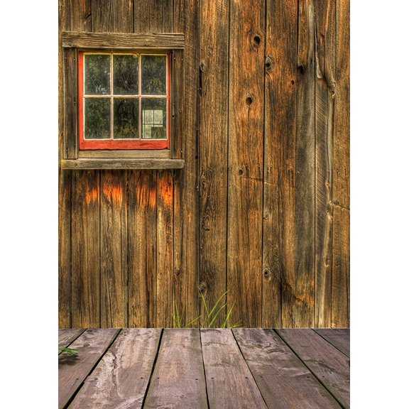 5x7ft Rustic Barn Door Wall Background Wood Floor Photography Backdrop Studio Props Wall Backdrop Photo