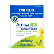 Boiron Arnica 30X, Homeopathic Medicine for Pain Pain, 60 Meltaway Tablets