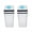 White+White, variant on 2 Pack Bathroom Trash can,Smart Touchless Trash Can,Automatic Motion Sensor Trash Bin with Lid,2.4 Gallon Garbage Can, Kitchen, Bathroom, Office, Bedroom Trash can (Black+Black)