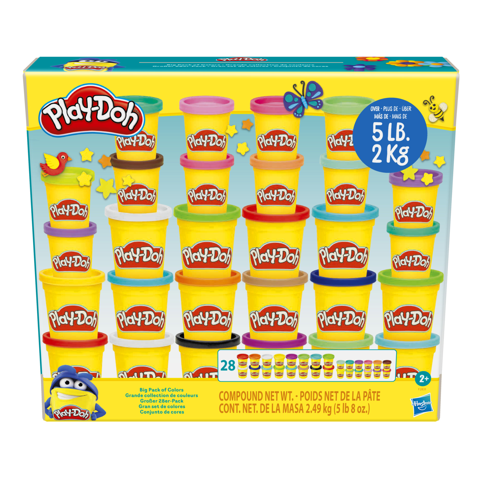 Play-Doh Big Pack of Colors Play Dough Set - 28 Color (28 Piece), Only at Walmart - image 4 of 4