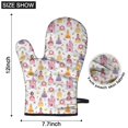thumbnail image 6 of Cute Oven Mitts,Colorful Princess Castle Pattern Oven Mitt 2-Pack Set,Kitchen Gloves for Oven,Heat Resistant Oven Mitts 7.7"x12", 6 of 7