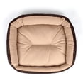 thumbnail image 3 of Cama Para Perro O Mascota Mediana Color Café y Beige Colchoneta, 3 of 5