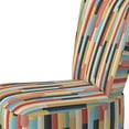 thumbnail image 4 of Designart "Elegance And Colorful Colors Stripes" Upholstered Modern & Contemporary Accent Chair and Striped Arm Chair - Multiple Color & Pattern, 4 of 7