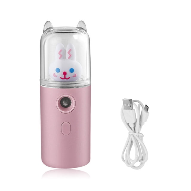 Matsuzay Fabricante de rociador de niebla 30ml humidificador nebulizador apagado automático vapor facial senderismo interior al aire libre Humidificadores Tipo 2 Rosa
