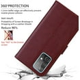 thumbnail image 4 of for Samsung Galaxy A03 Wallet Case with Credit Card Holder, Rose Flower [Wrist Strap] Cove Cash Pockets Flip Phone Case for Samsung Galaxy A03 RS Brown, 4 of 14