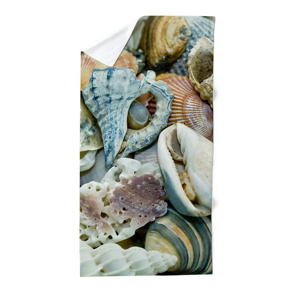 CafePress - Seashells - Large Beach Towel, Soft 30"x60" Towel with Unique Design