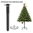 thumbnail image 3 of Shoreew 14.8" Christmas Tree Height Extender Metal Tree Base Extension Pole with 3 Fixing Screws Artificial Xmas Tree Extender Pole for 0.5-1.25 Inch Tree Poles, 3 of 6